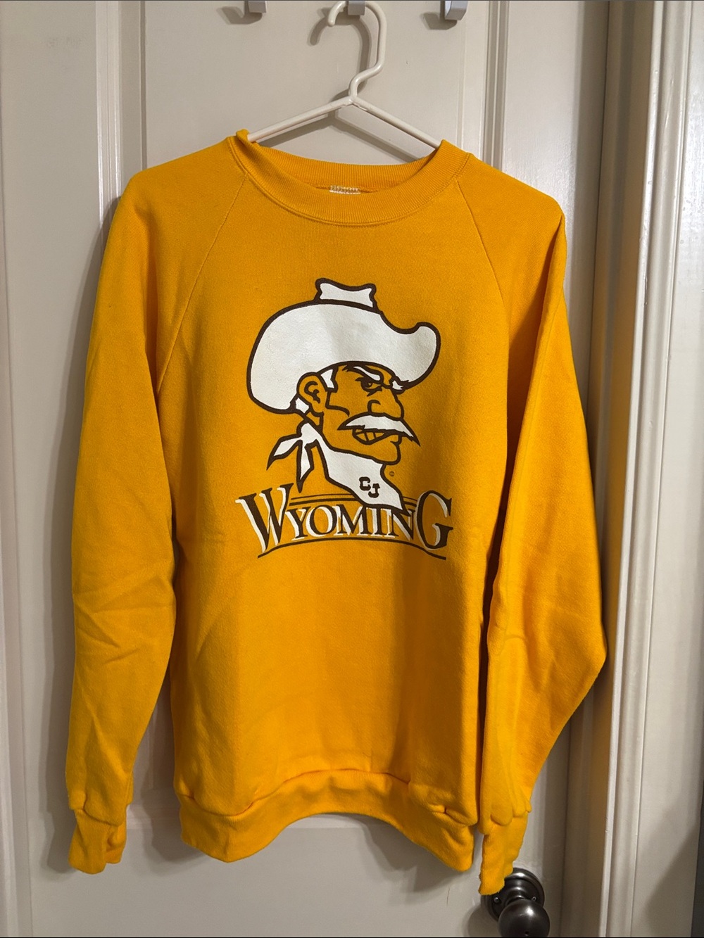 Wyoming Gold Crewneck Sweatshirt - Men's